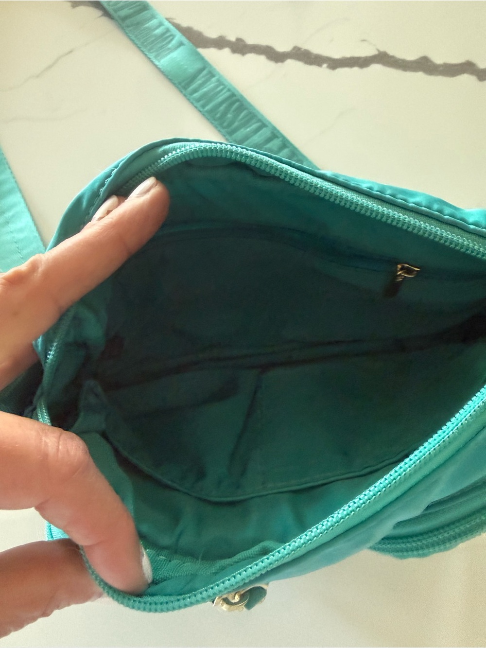 Poppy Lissiman Bobby Bag in teal - Picture 7 of 10
